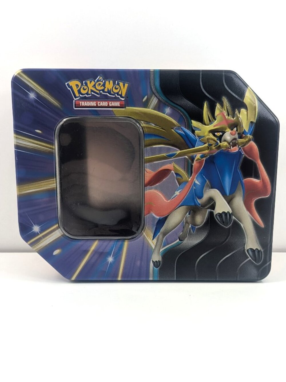 Pokémon TCG Trading Card Game Metal Tin: Slashing Legends Zacian ex Tin Only*